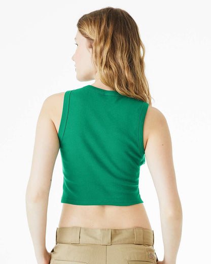 Women's Micro Rib Muscle Crop Tank