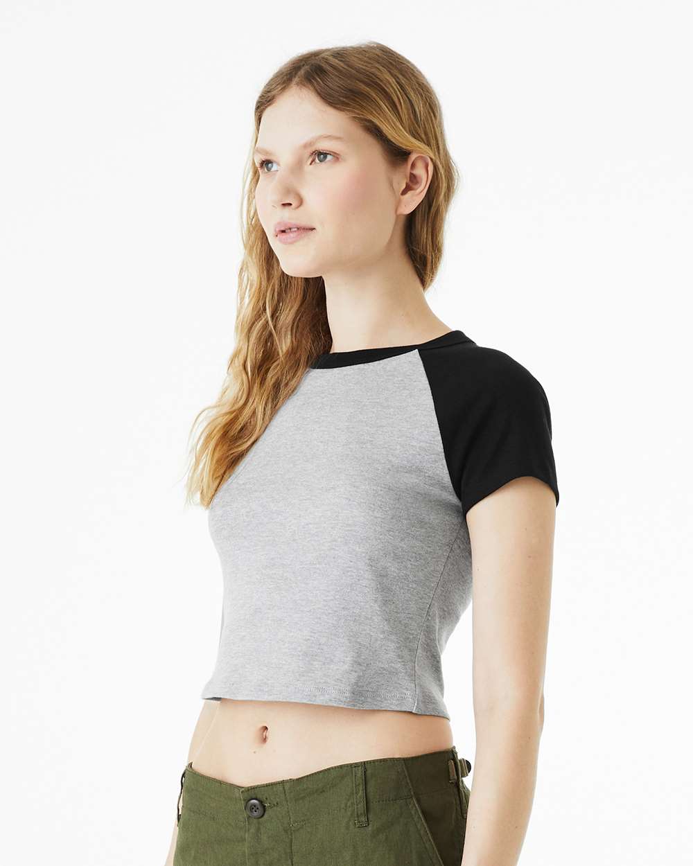 Women's Micro Rib Raglan Baby Tee