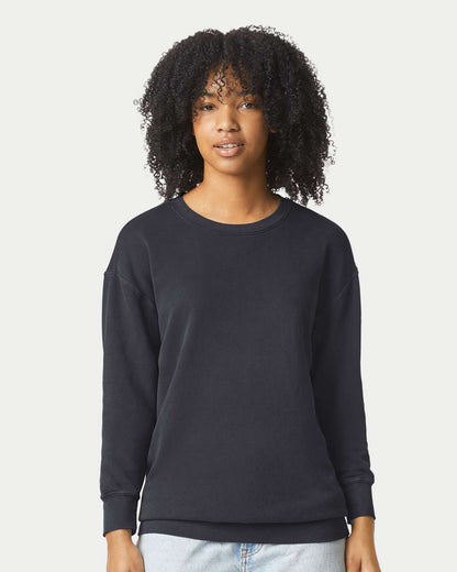 Unisex Garment-Dyed Lightweight Fleece Crewneck Sweatshirt