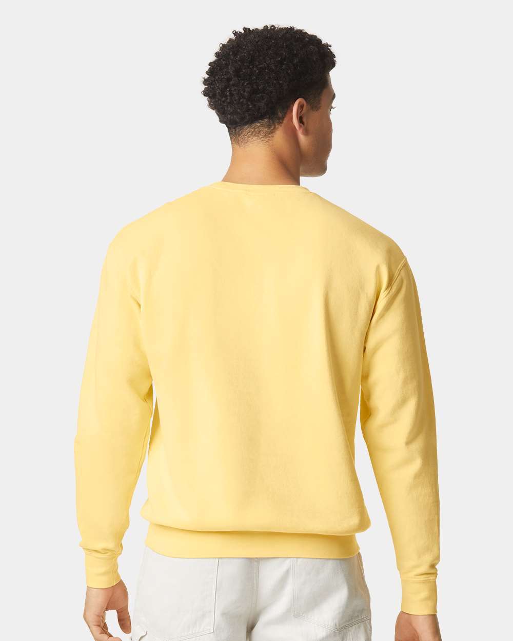 Unisex Garment-Dyed Lightweight Fleece Crewneck Sweatshirt