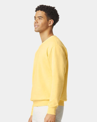 Unisex Garment-Dyed Lightweight Fleece Crewneck Sweatshirt
