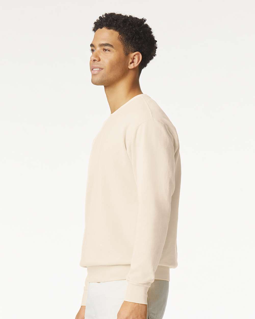 Unisex Garment-Dyed Lightweight Fleece Crewneck Sweatshirt