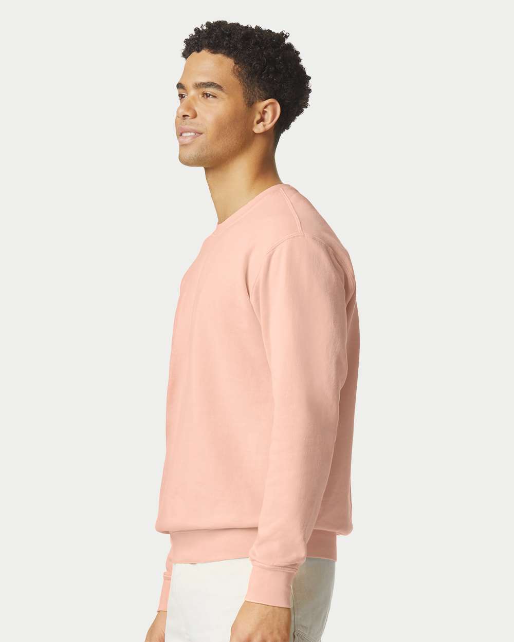 Unisex Garment-Dyed Lightweight Fleece Crewneck Sweatshirt