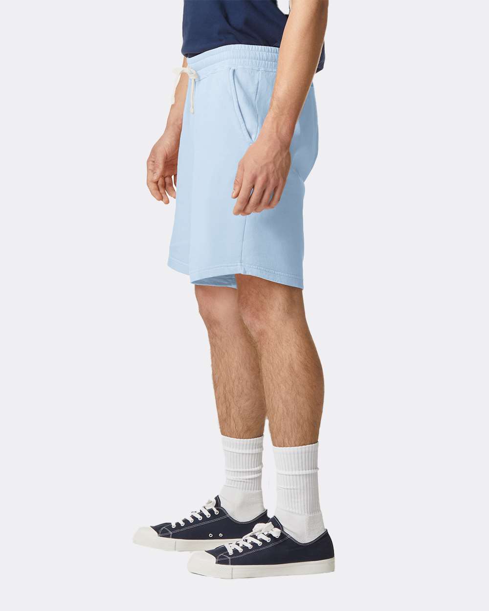 Unisex Garment-Dyed Lightweight Fleece Sweat Shorts