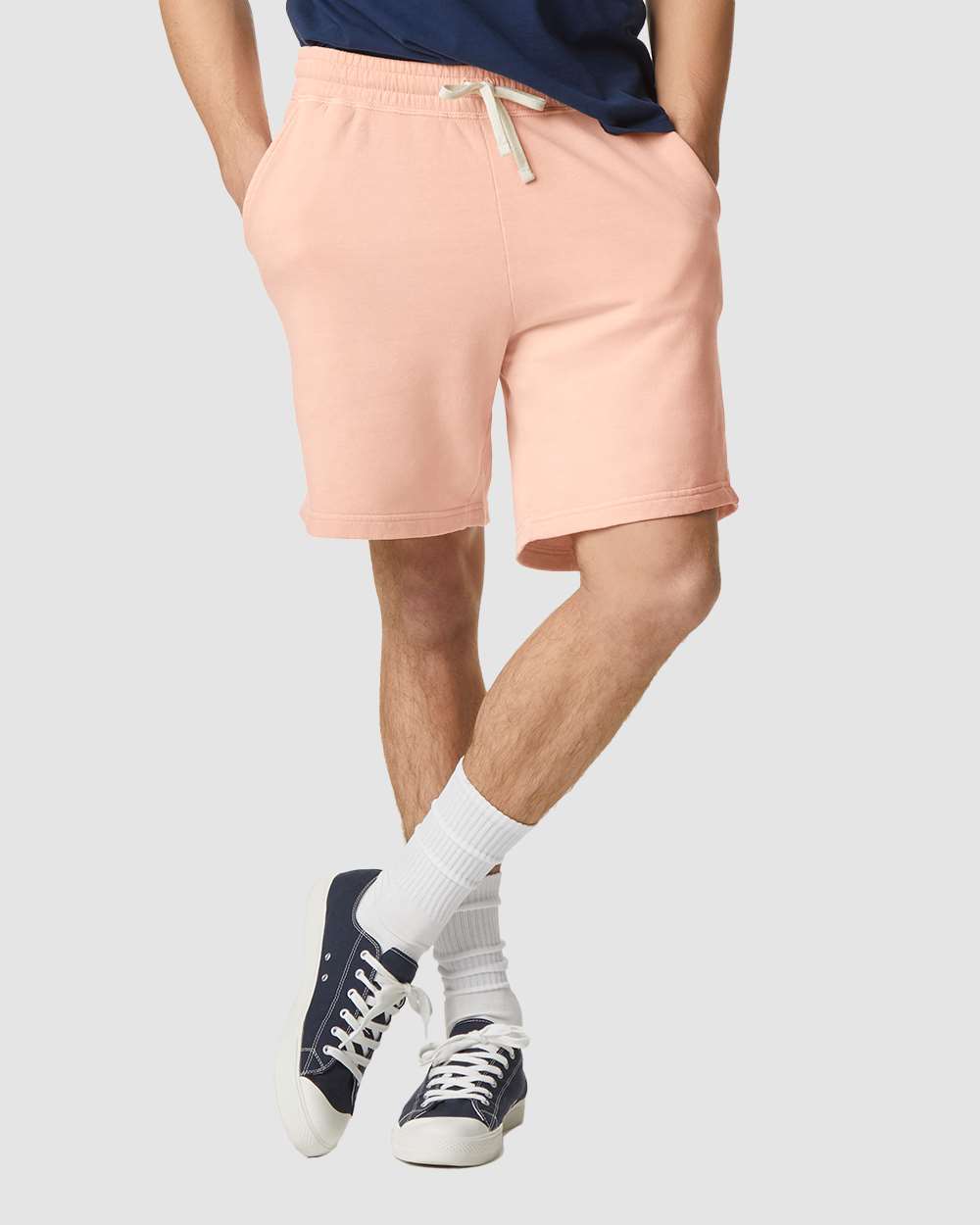 Unisex Garment-Dyed Lightweight Fleece Sweat Shorts