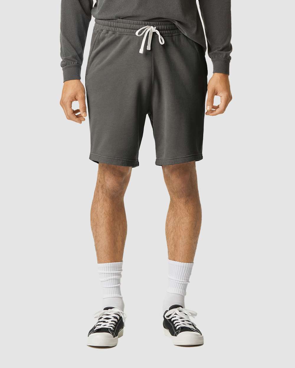 Unisex Garment-Dyed Lightweight Fleece Sweat Shorts