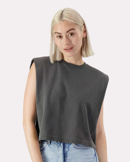 Women's Garment-Dyed Heavyweight Muscle Tee