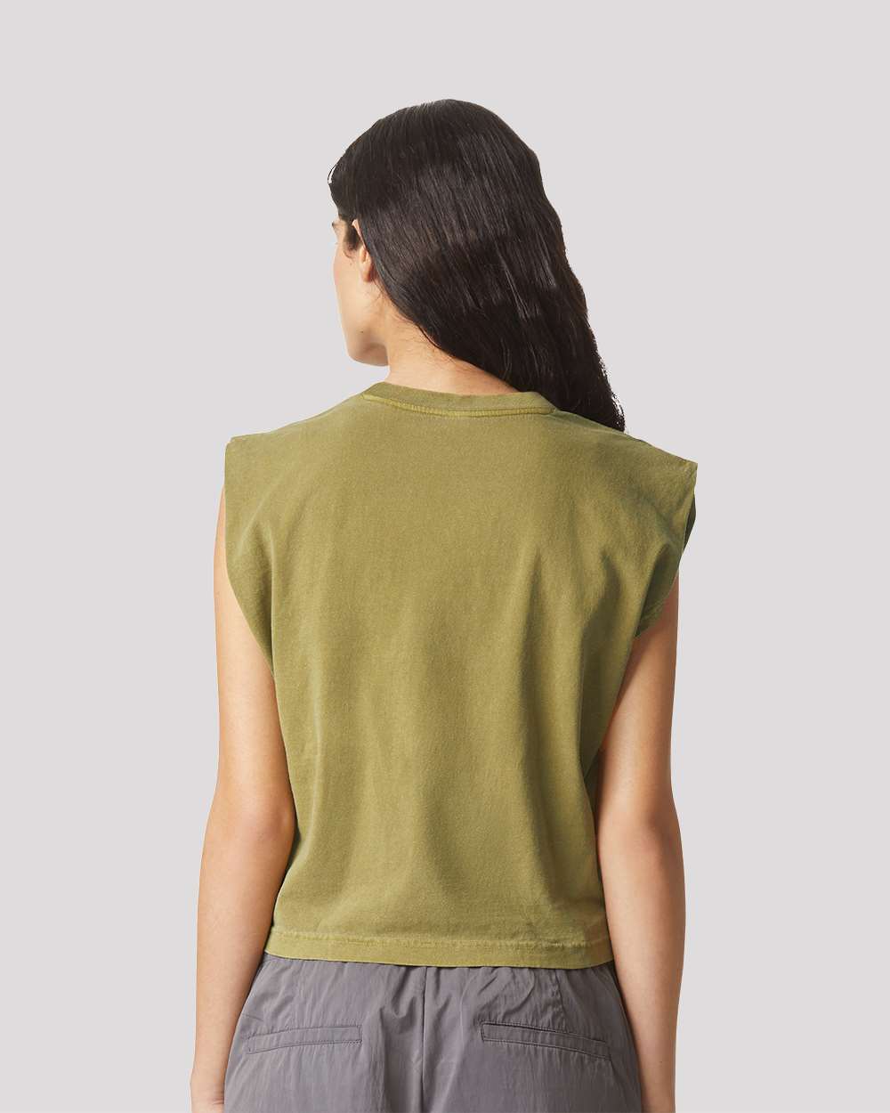 Women's Garment-Dyed Heavyweight Muscle Tee