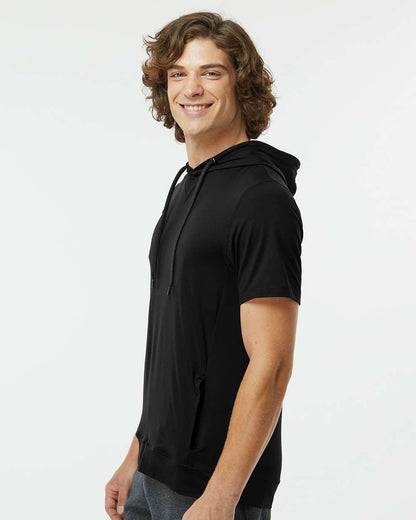 Men's Eco ReviveÂ™ Ventura Soft Knit Short Sleeve Hooded Sweatshirt
