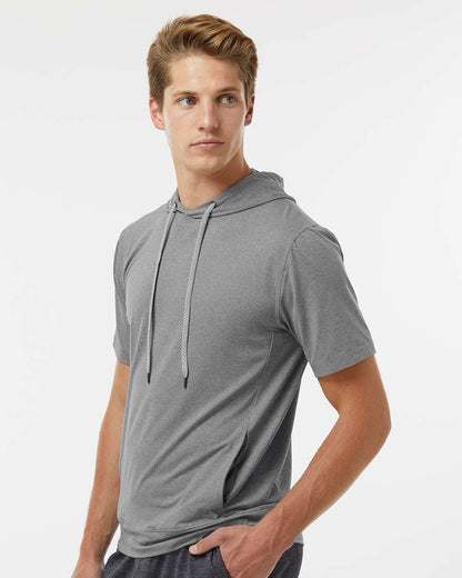 Men's Eco ReviveÂ™ Ventura Soft Knit Short Sleeve Hooded Sweatshirt
