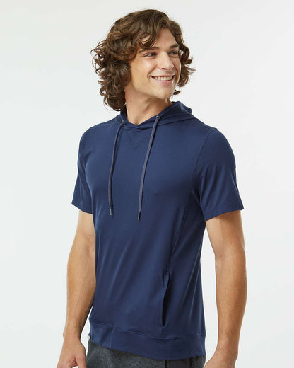 Men's Eco ReviveÂ™ Ventura Soft Knit Short Sleeve Hooded Sweatshirt