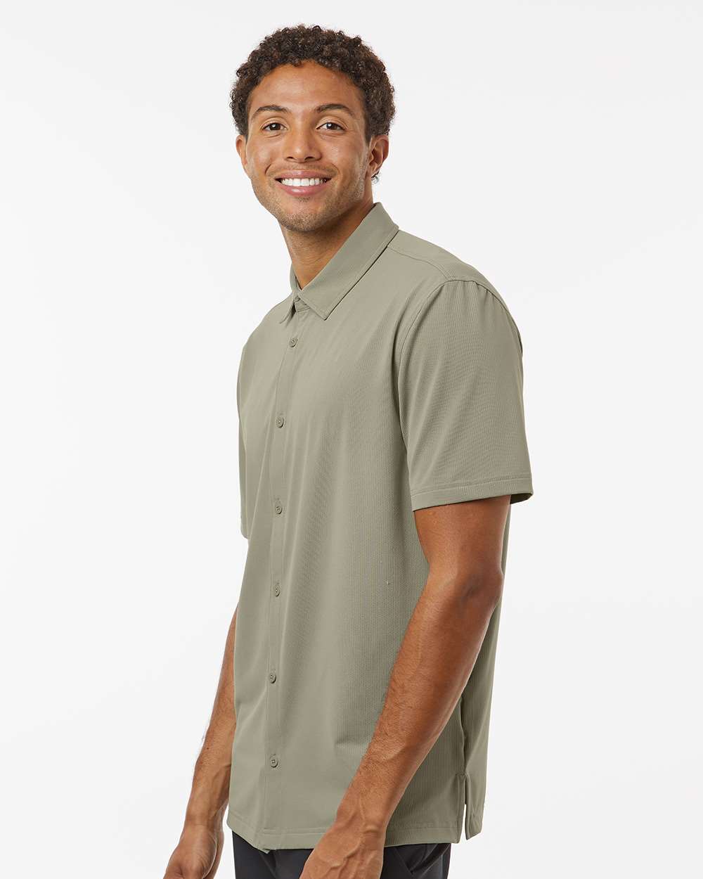 Men's Full Button Down Short Sleeve Shirt