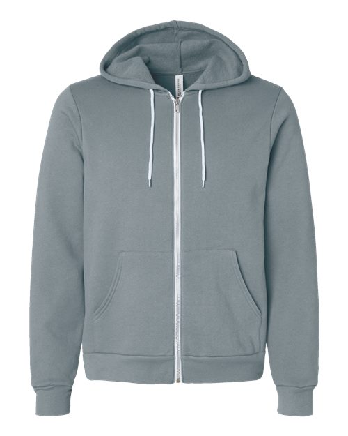 BELLA + CANVAS Unisex Sponge Fleece Full-Zip Hoodie Sweatshirt