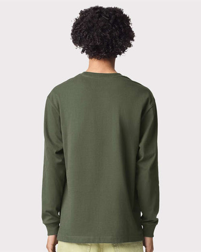 Unisex Super Heavyweight Long Sleeve Pocket Tee