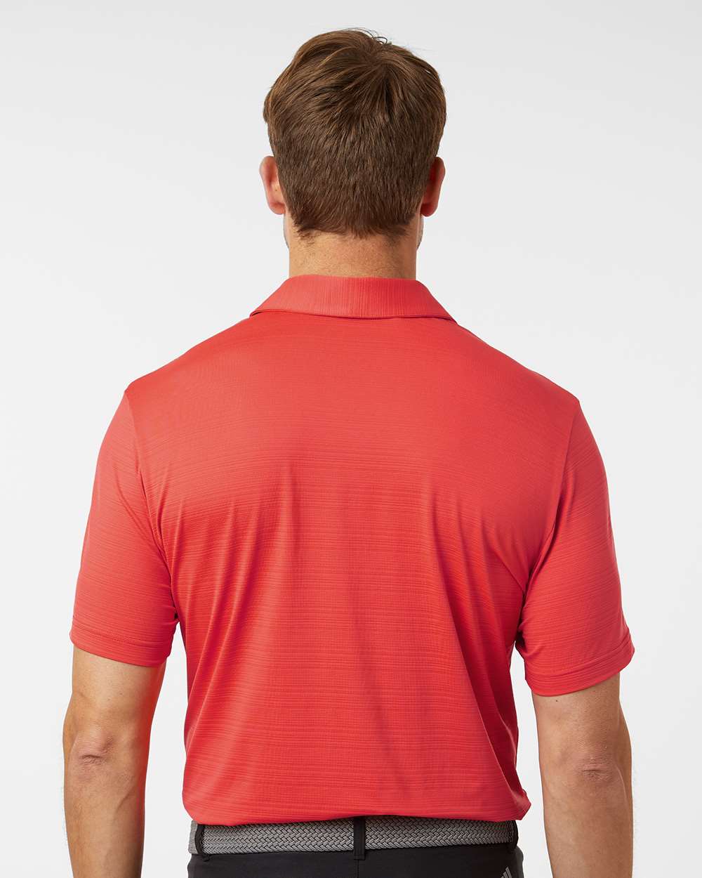 Men's Textured Stripe Polo