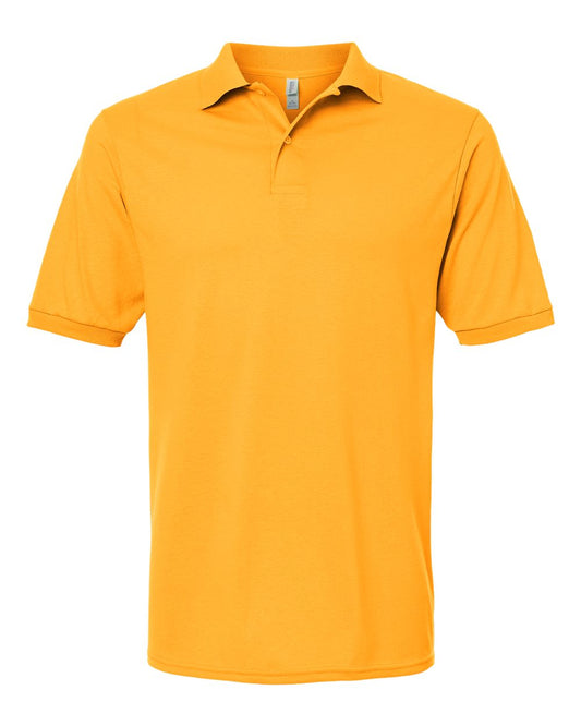 Jerzees Men's P-Short Sleeve Polo Shirts, Dri-Power, Sizes S-5X - Gold, X-Large