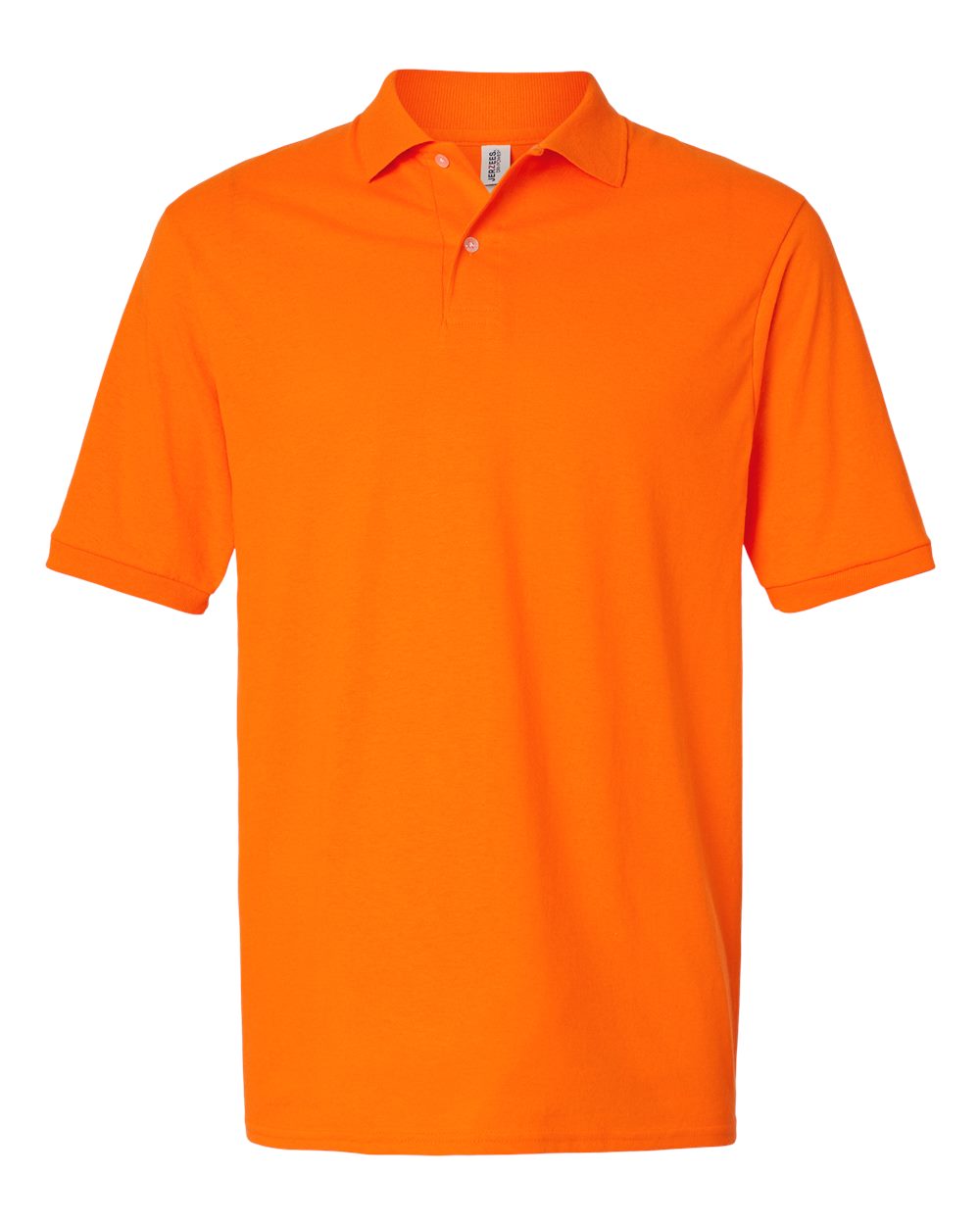Jerzees Men's P-Short Sleeve Polo Shirts, Dri-Power, Sizes S-5X - Safety Orange, Medium