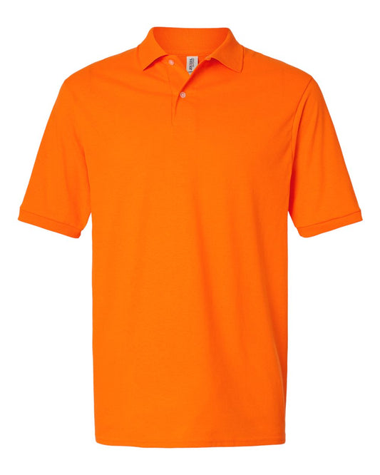 Jerzees Men's P-Short Sleeve Polo Shirts, Dri-Power, Sizes S-5X - Safety Orange, Medium