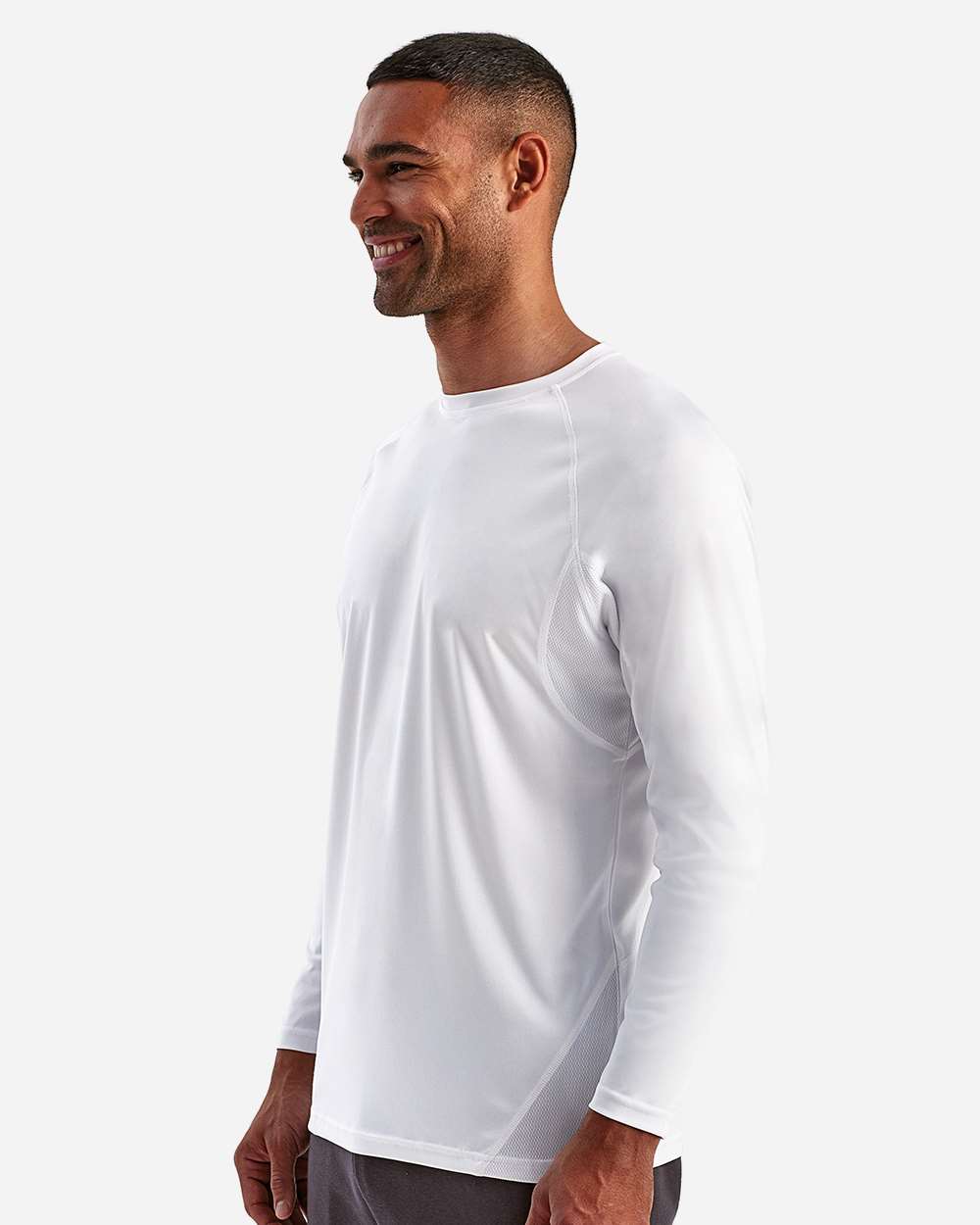 Unisex Panelled Long Sleeve Tech T-Shirt