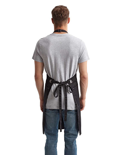 Barley Contrast Stitch Recycled Bib Apron