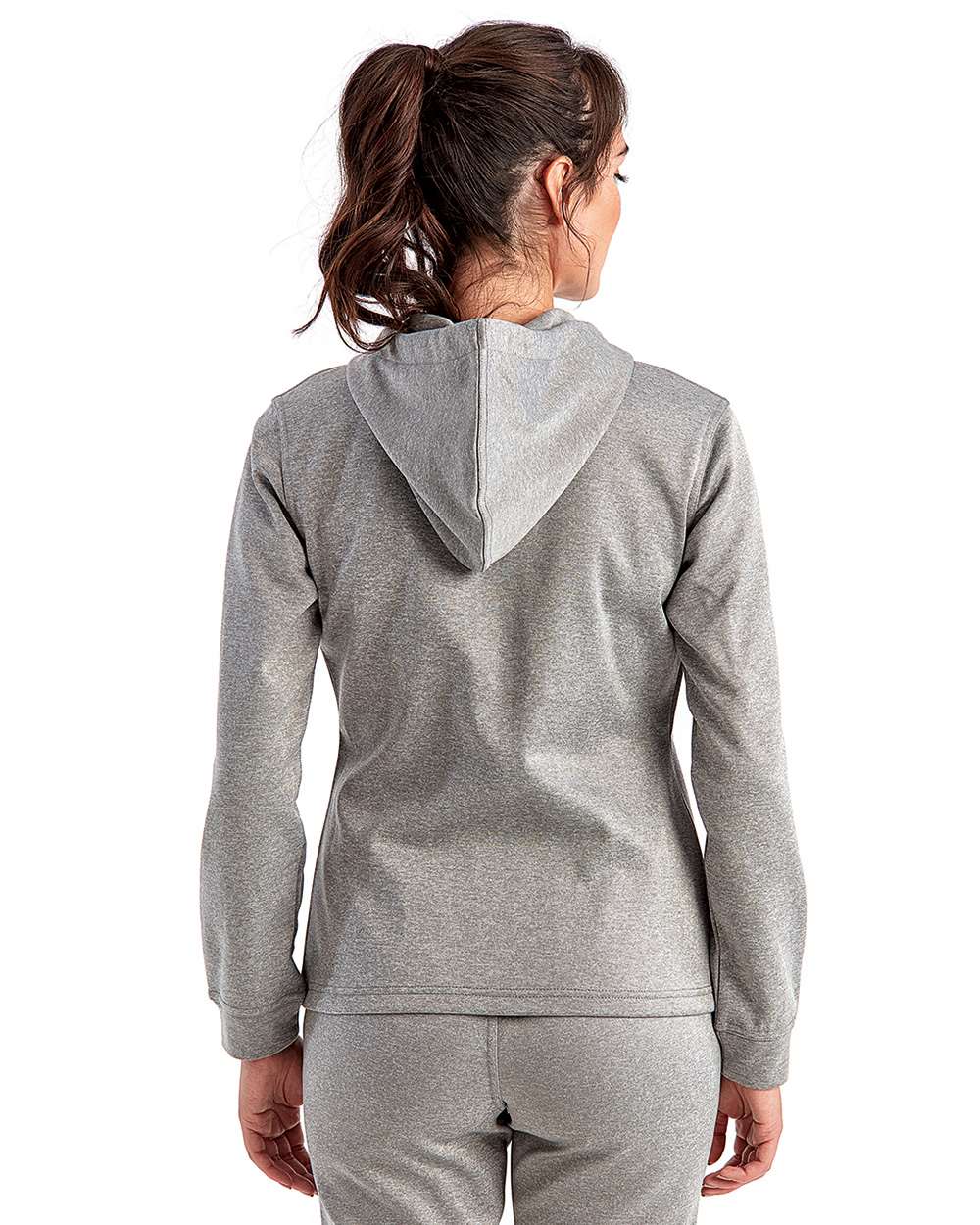 Women's Spun Dyed Full-Zip Hooded Sweatshirt