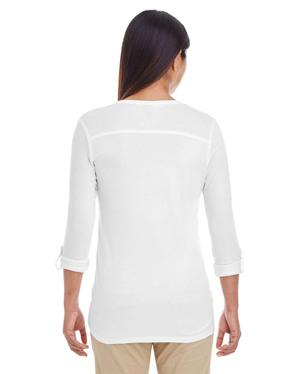 Women's Perfect FitÃ‚â„¢ Y-Placket Convertible Sleeve Knit Top