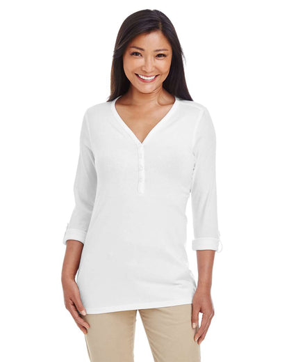 Women's Perfect FitÃ‚â„¢ Y-Placket Convertible Sleeve Knit Top