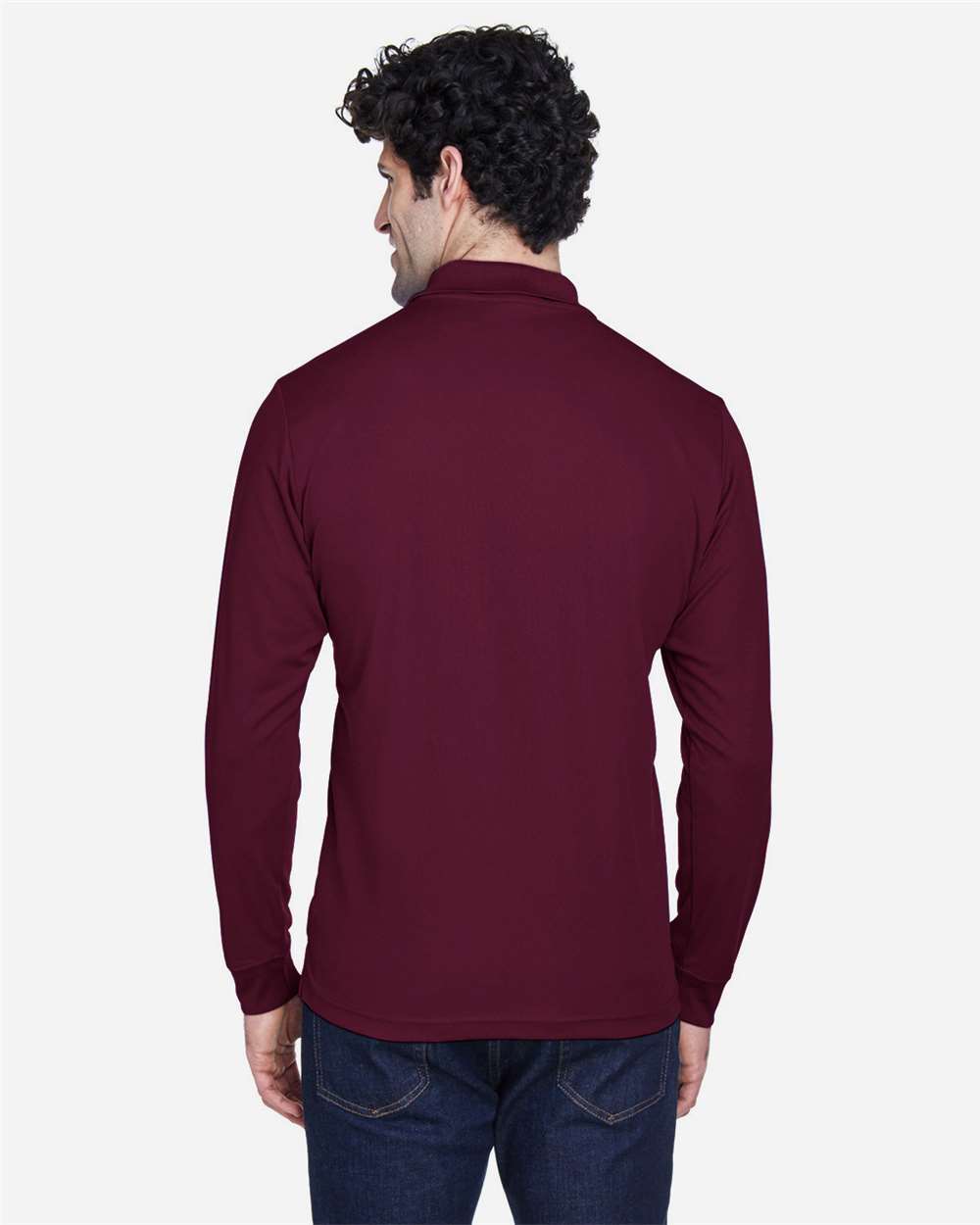 Men's Pinnacle Performance Long Sleeve PiquÃ© Polo