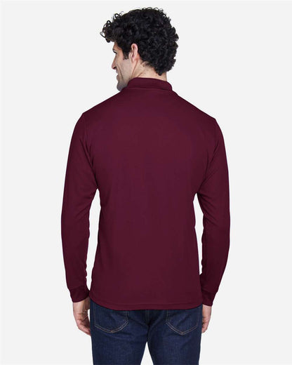 Men's Pinnacle Performance Long Sleeve PiquÃ© Polo