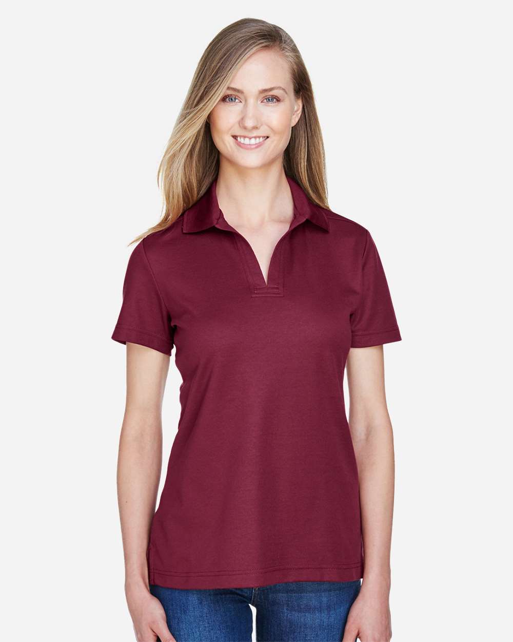 Women's CrownLux PerformanceÃ‚Â®Ã‚Â Plaited Polo
