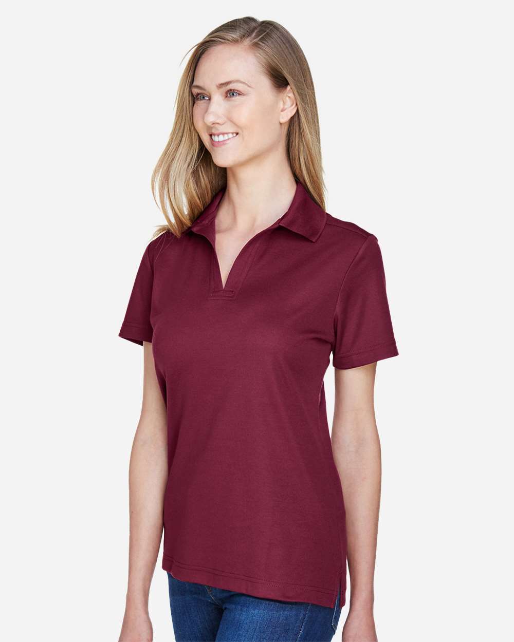 Women's CrownLux PerformanceÃ‚Â®Ã‚Â Plaited Polo