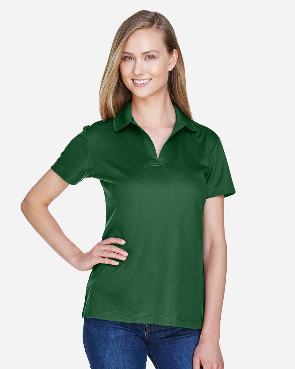 Women's CrownLux PerformanceÃ‚Â®Ã‚Â Plaited Polo