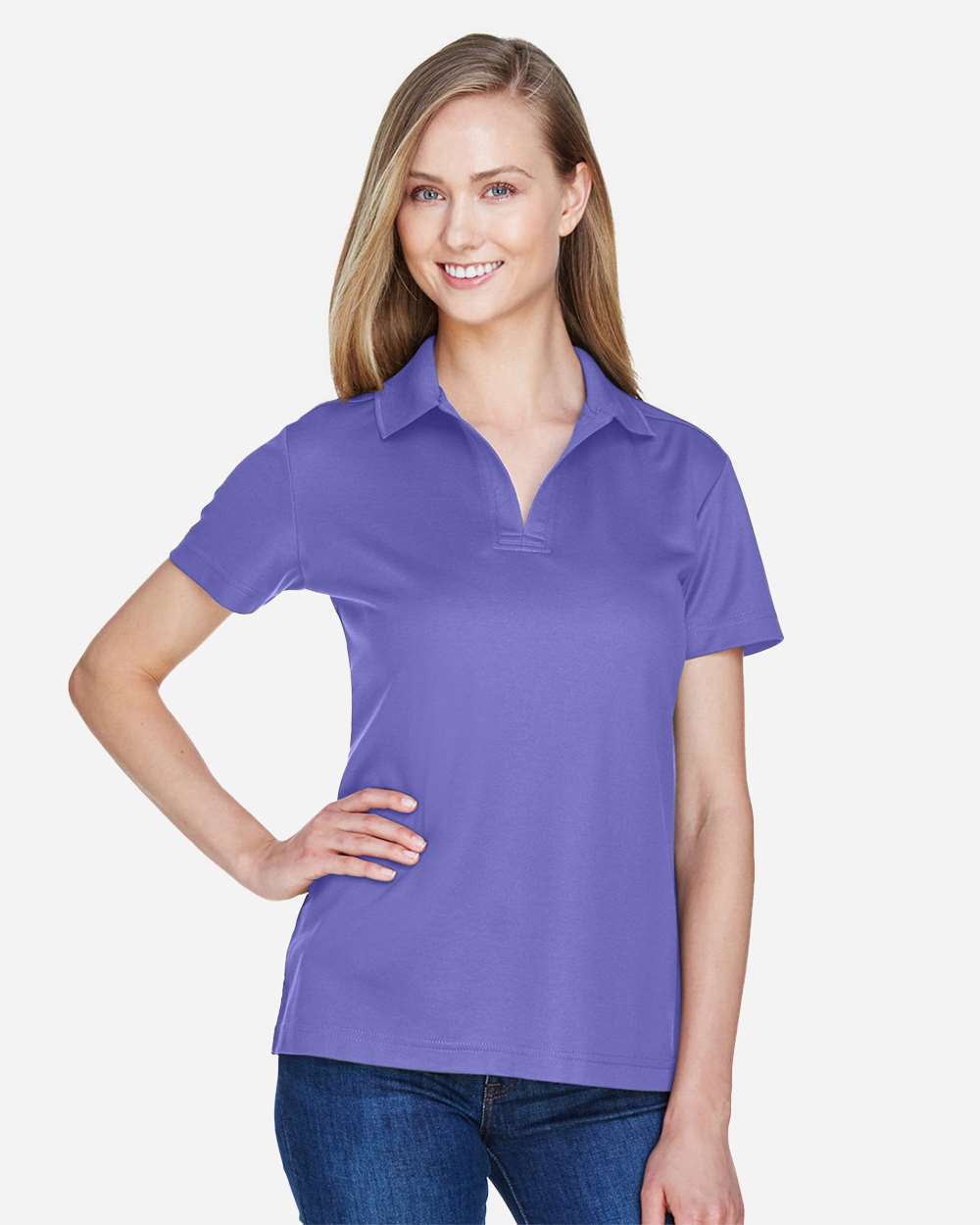 Women's CrownLux PerformanceÃ‚Â®Ã‚Â Plaited Polo