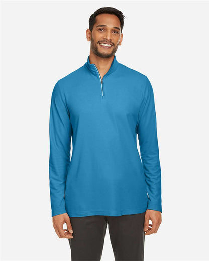 Men's Fusion ChromaSoftÂ™ Pique Quarter-Zip Pullover