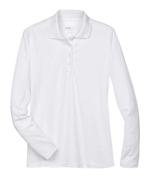 CORE365 Women's Pinnacle Performance Long Sleeve Piqué Polo