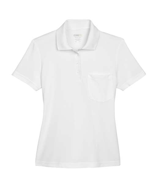 CORE365 Women's Origin Performance Piqué Polo with Pocket