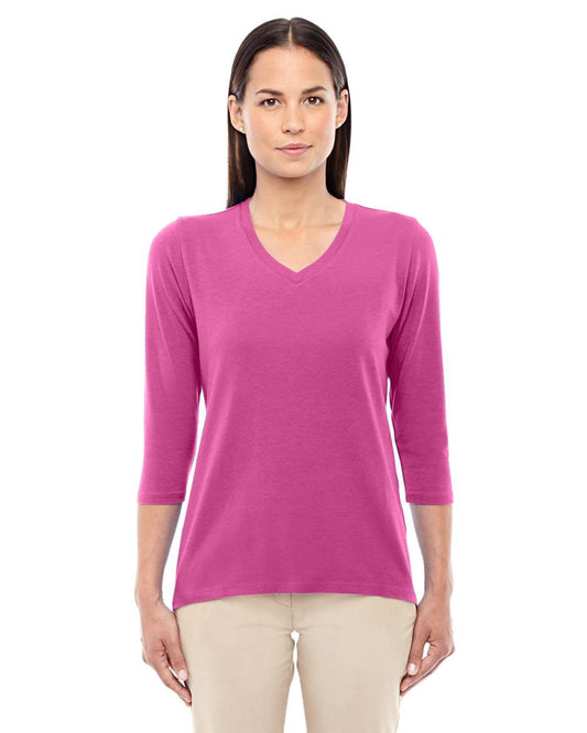 Women's Perfect FitÃ‚â„¢ Bracelet-Length t-V-Neck Top