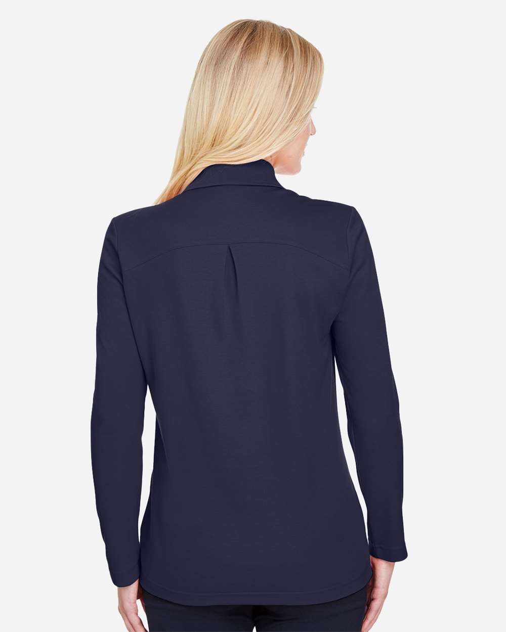 Women's CrownLux PerformanceÃ‚Â®Ã‚Â Plaited Long Sleeve Polo