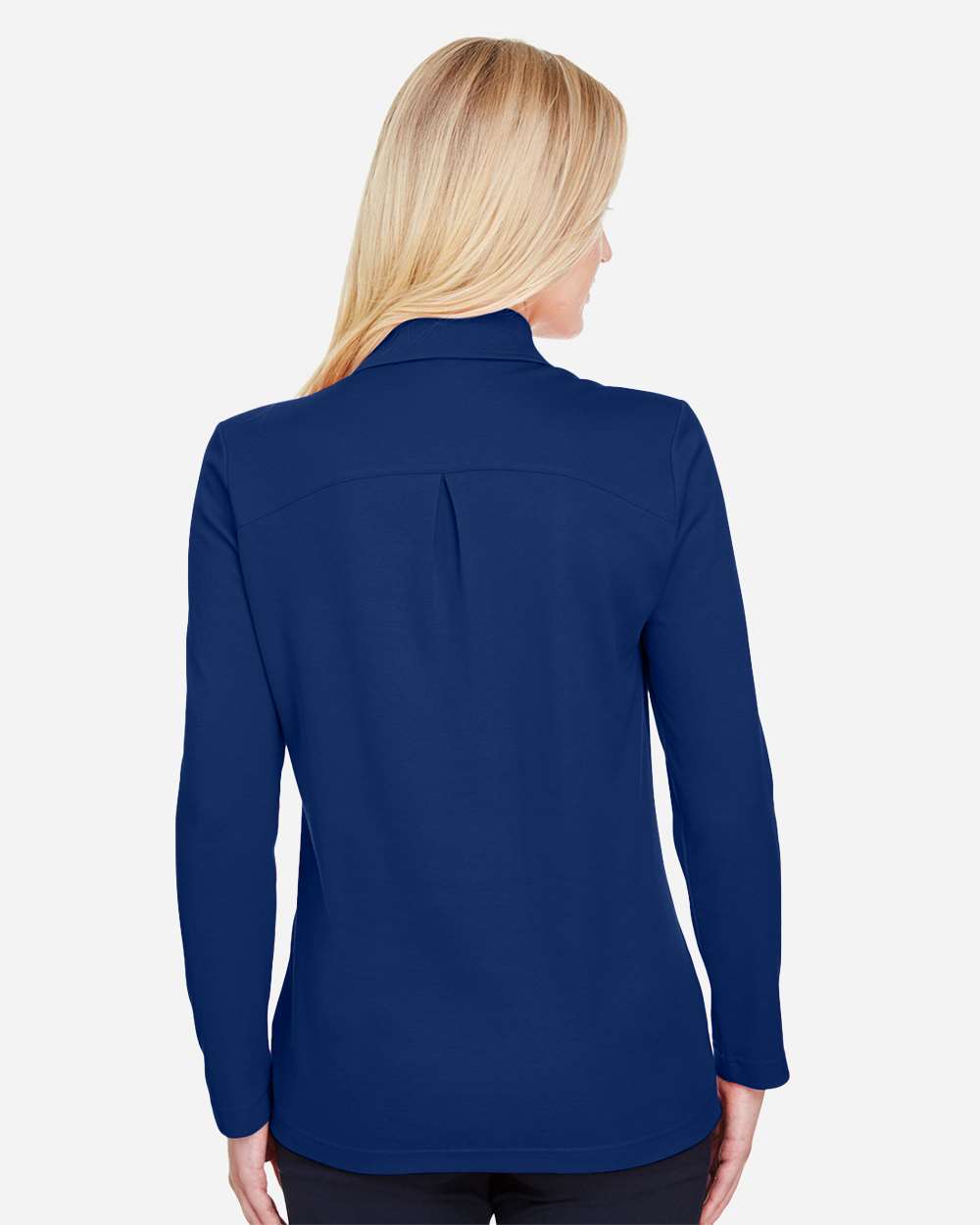 Women's CrownLux PerformanceÃ‚Â®Ã‚Â Plaited Long Sleeve Polo