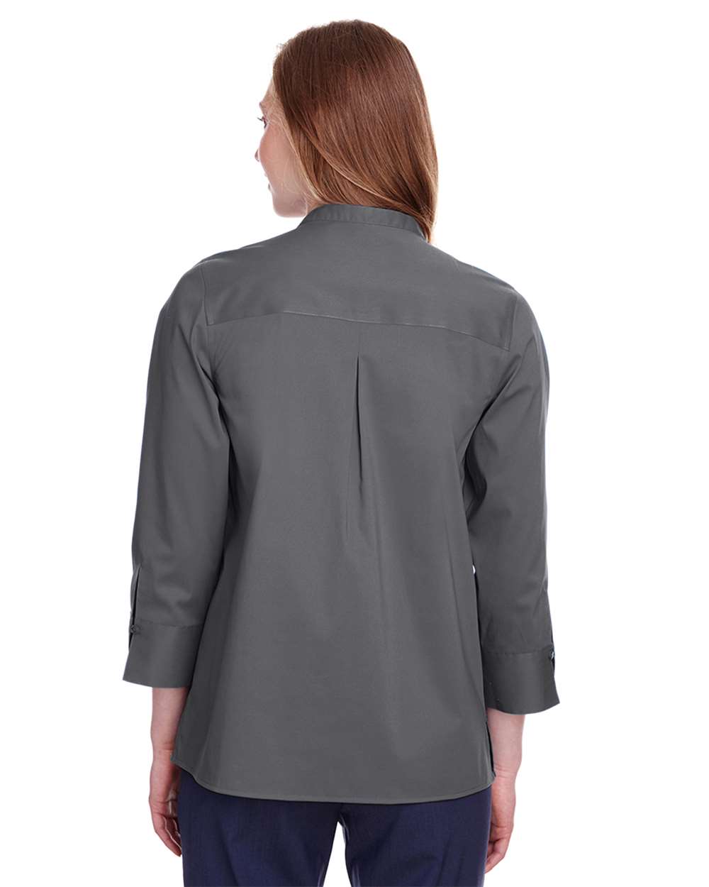 Women's Crown CollectionÃ‚Â® Stretch Broadcloth Three-Quarter Sleeve Blouse