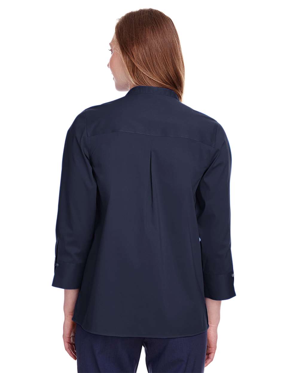 Women's Crown CollectionÃ‚Â® Stretch Broadcloth Three-Quarter Sleeve Blouse