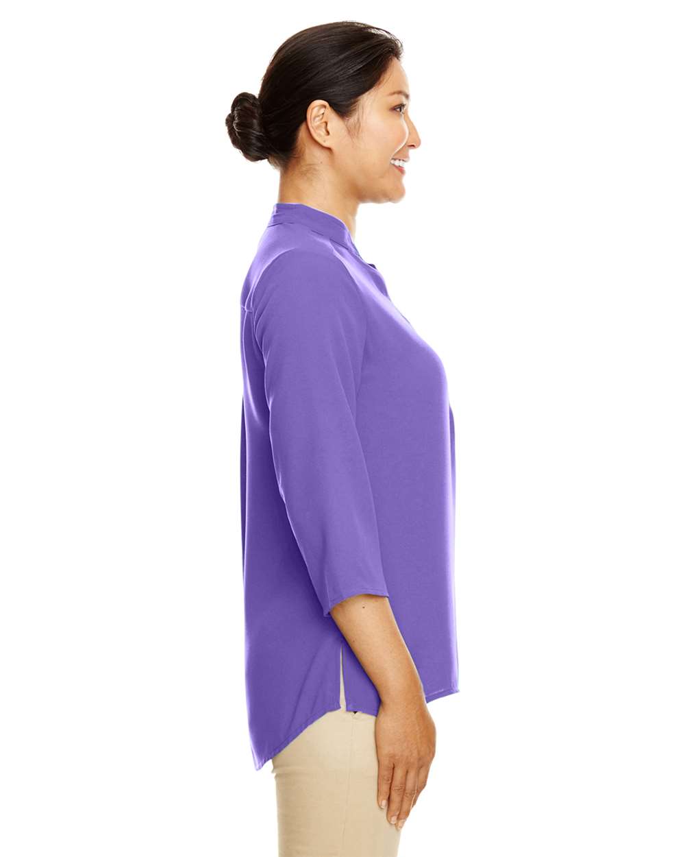 Women's Perfect FitÃ‚â„¢  Three-Quarter Sleeve Crepe Tunic