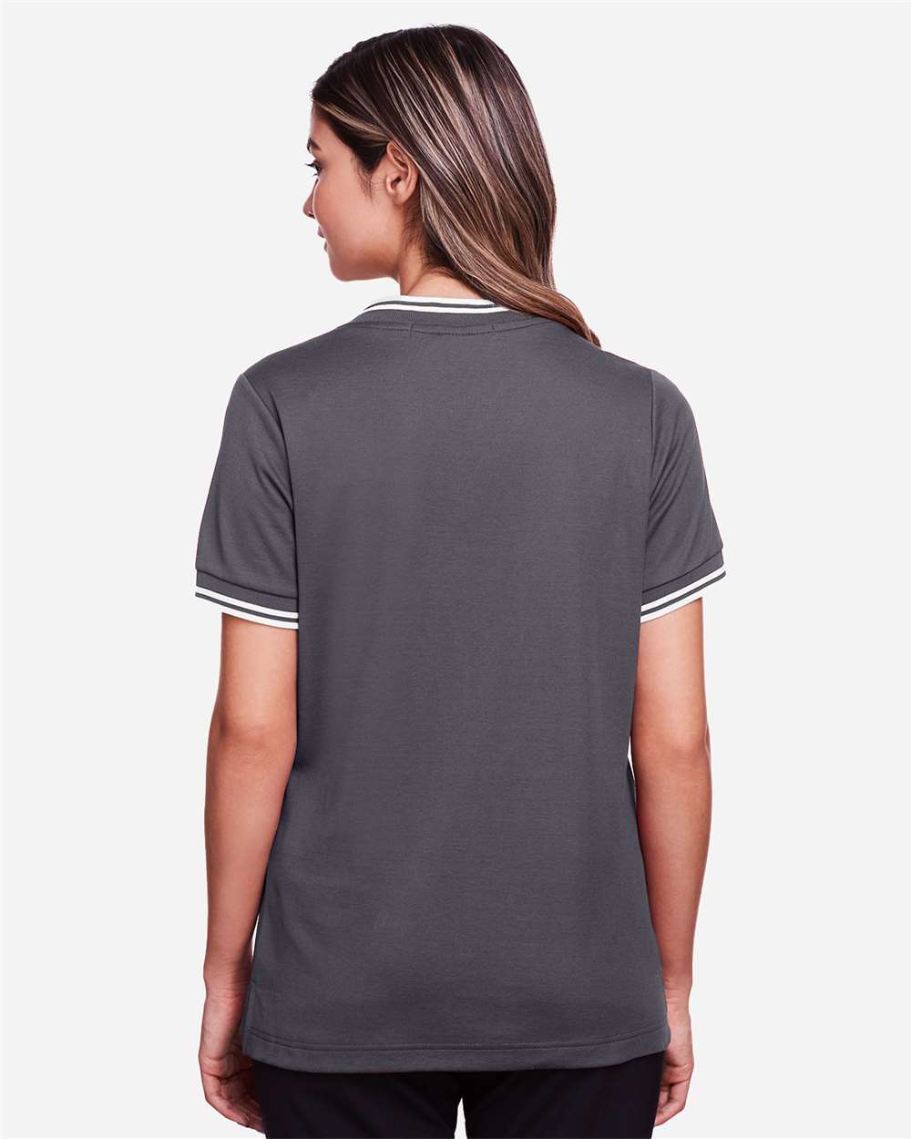 Women's CrownLux PerformanceÃ‚Â®Ã‚Â Plaited Tipped t-V-Neck Shirt