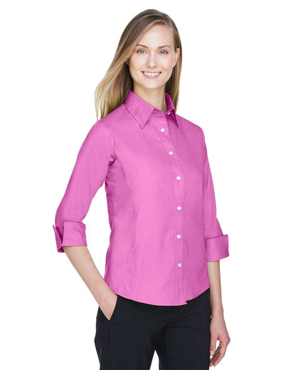 Women's Perfect FitÃ‚â„¢ Three-Quarter Sleeve Stretch Poplin Dress Shirt