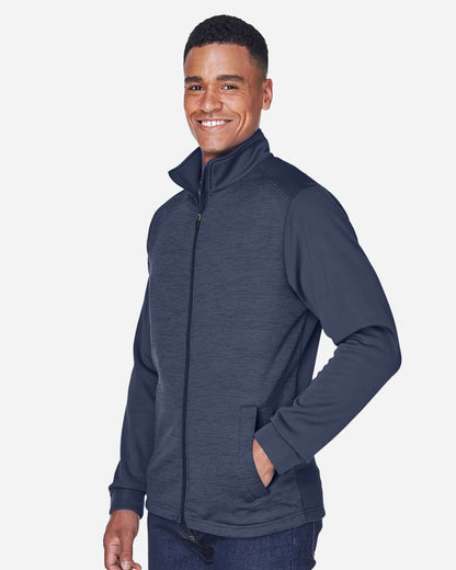 Men's Newbury Colorblock MÃ©lange Fleece Full-Zip jacket