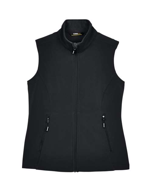 CORE365 Women's Cruise Two-Layer Fleece Bonded Soft Shell Vest