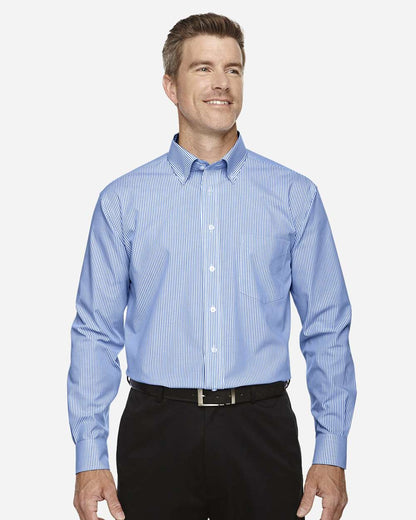 Men's Crown CollectionÂ® Banker Stripe Woven Dress Shirt