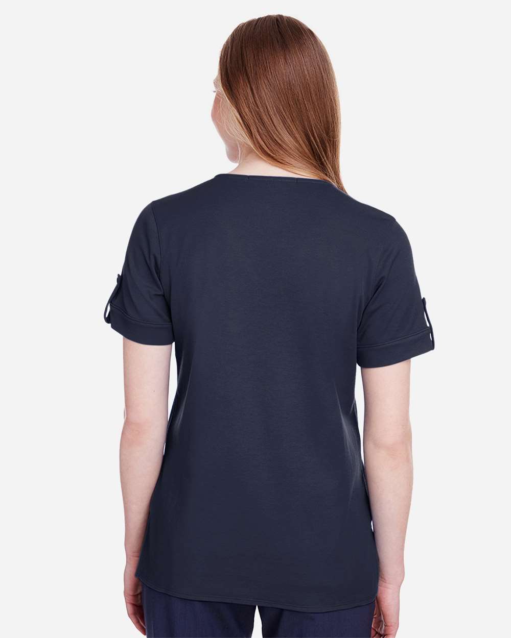 Women's CrownLux PerformanceÃ‚Â® Plaited Rolled Sleeve Shirt