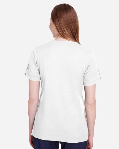 Women's CrownLux PerformanceÃ‚Â® Plaited Rolled Sleeve Shirt