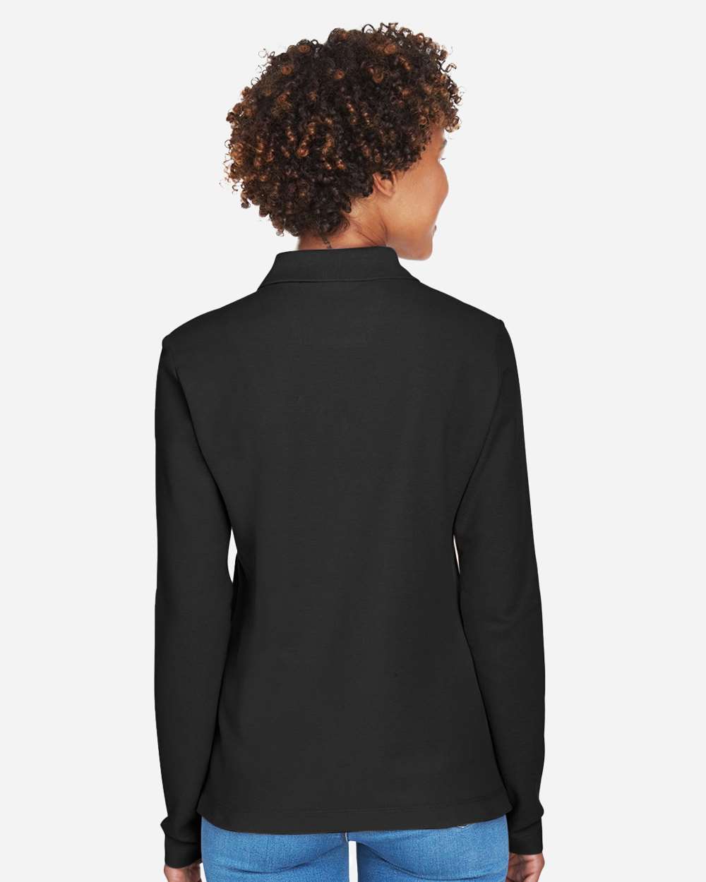 Women's Pima PiquÃƒÂ© Long Sleeve Polo